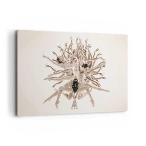 Vászonkép - Virágzás a táncban - 120x80 cm