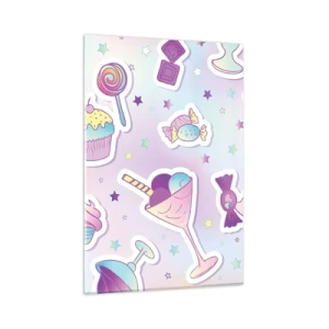 Üveg kép - Hogy minden nap születésnap legyen - 80x120 cm