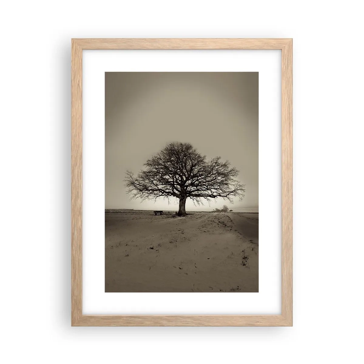 Poszter világos tölgy keretben - Innen az örökkévalóságig - 30x40 cm