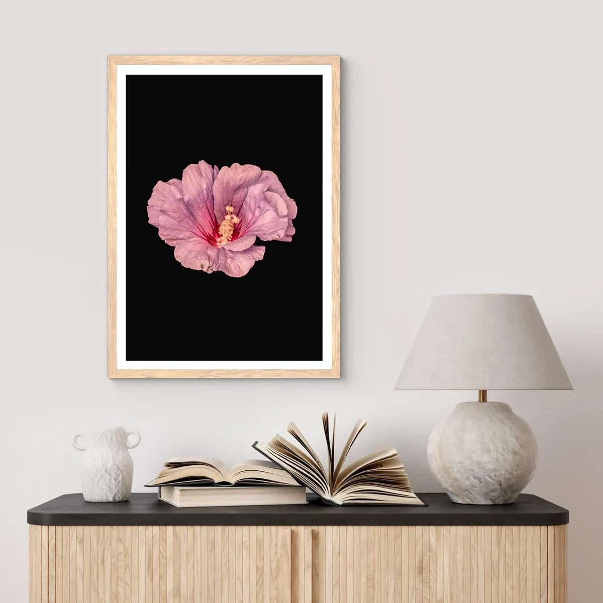 Poszter világos tölgy keretben - Egyenesen a szív felé - 70x100 cm