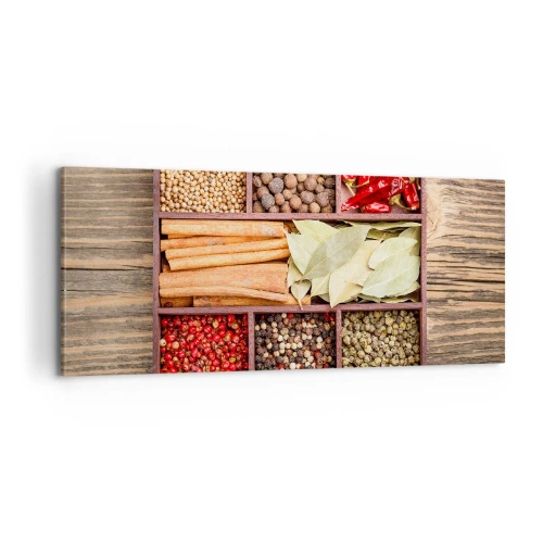 Vászonkép - Formarend, aromacsokor - 100x40 cm