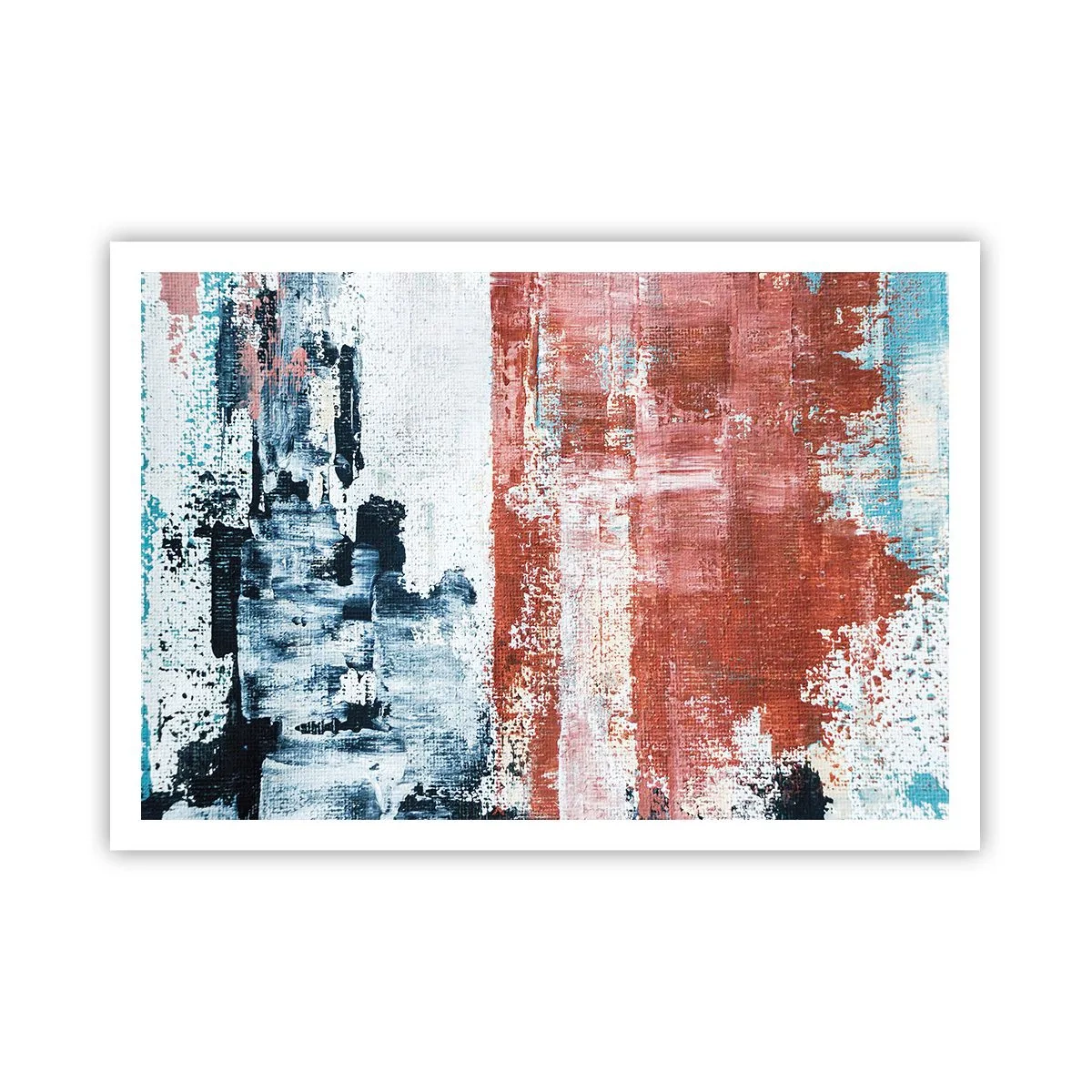 Poszter - Fele-fele absztrakt - 100x70 cm