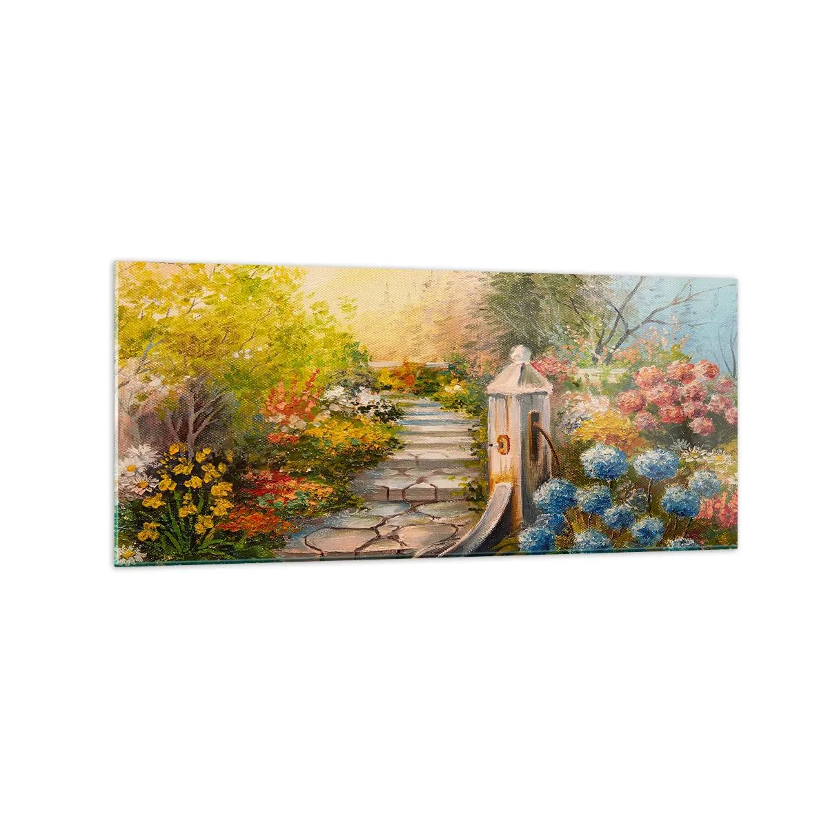 Üveg kép - Teljes virágzásban - 120x50 cm