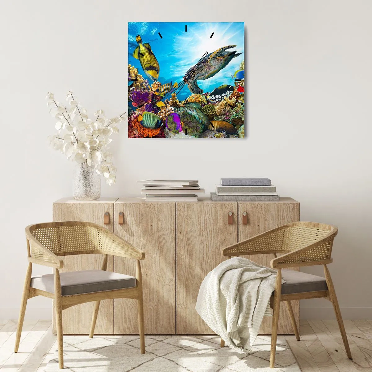 Falióra, Óra - Korall sétány - 30x30 cm