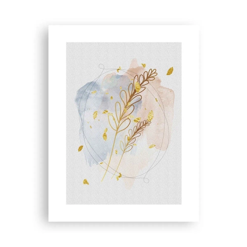 Poszter - Aranyszínű fuvallat - 30x40 cm