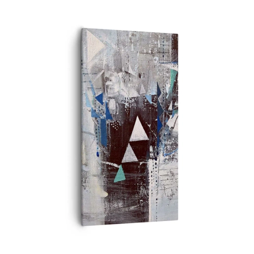 Vászonkép - A háromszögek felülíró sorrendje - 55x100 cm