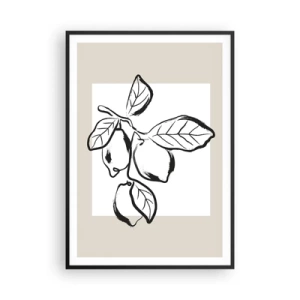 Poszter fehér keretben - Ahol a citrom érik... - 70x100 cm