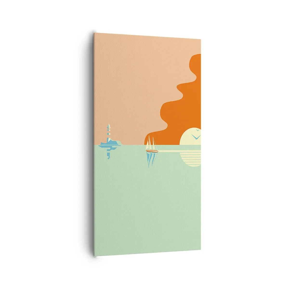 Vászonkép - Tökéletes tengeri tájkép - 65x120 cm