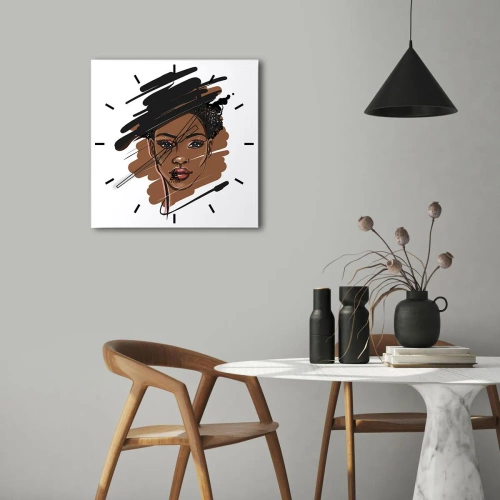 Falióra, Óra - Édes, mint a csokoládé - 30x30 cm