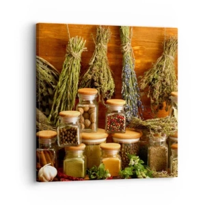 Vászonkép - Konyhai varázslatok - 30x30 cm