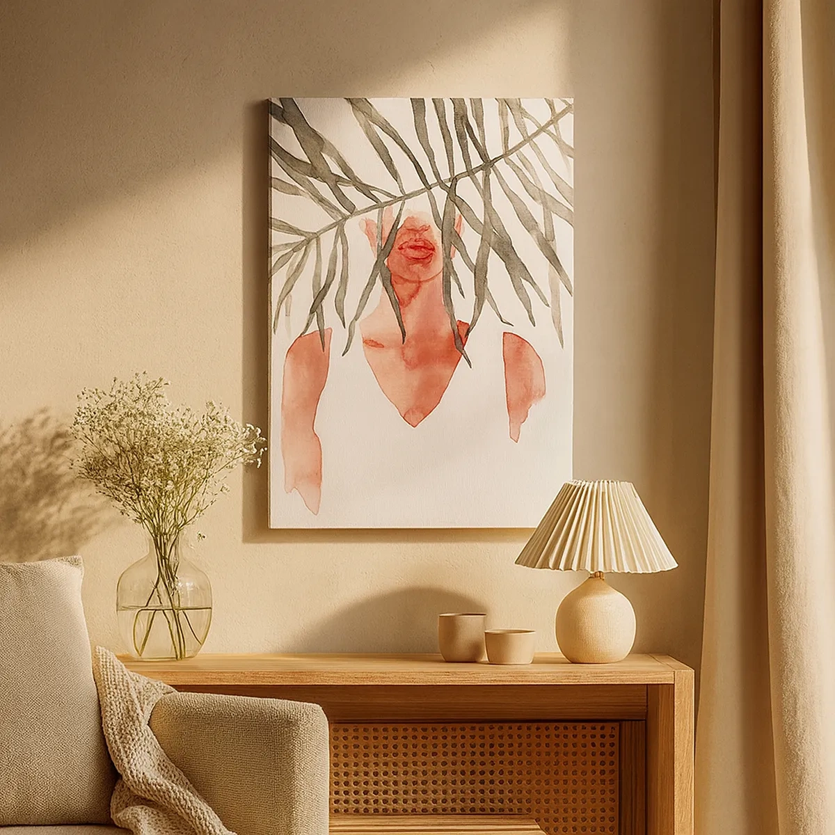 Vászonkép - A trópusok hölgye - 50x70 cm