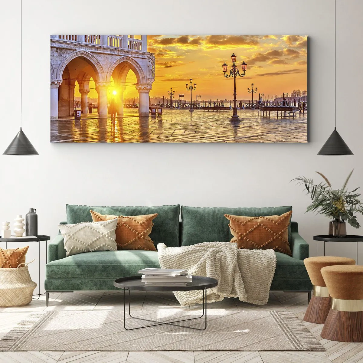 Vászonkép - Hol van mindenki? - 100x40 cm
