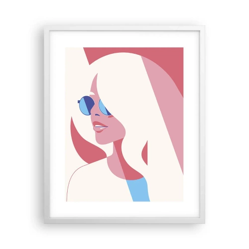 Poszter fekete keretben - Szőke volt... - 40x50 cm