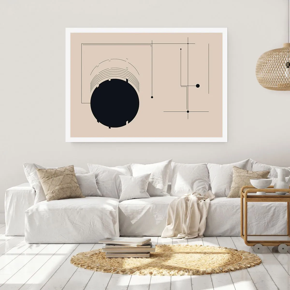 Poszter - Ruganyos és dinamikus kompozíció - 70x50 cm