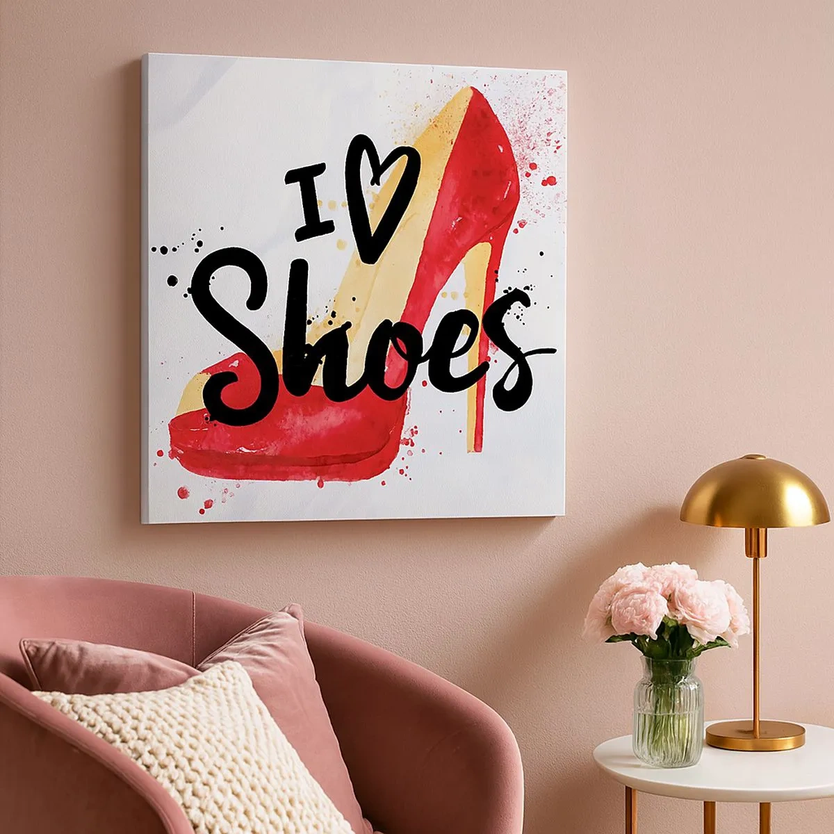 Vászonkép - A szerelemnek sok neve van - 30x30 cm