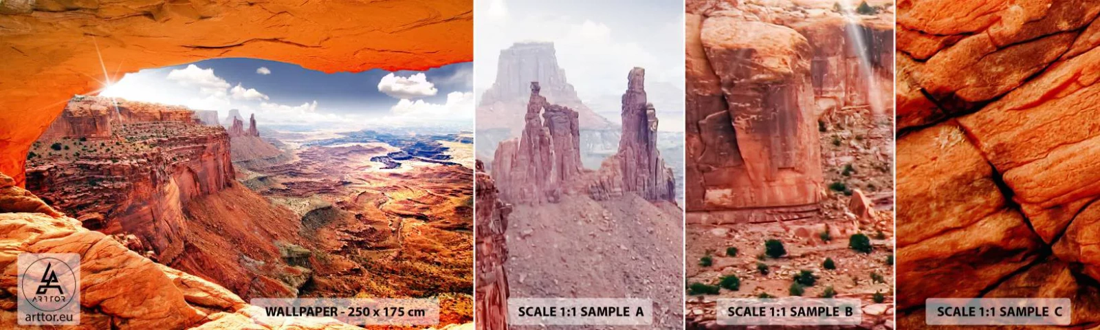 Fotótapéta Minta Standard Eco - Maga a természet faragta - Tájkép, Arizona Nemzeti Park, Grand Canyon - 100x30 cm