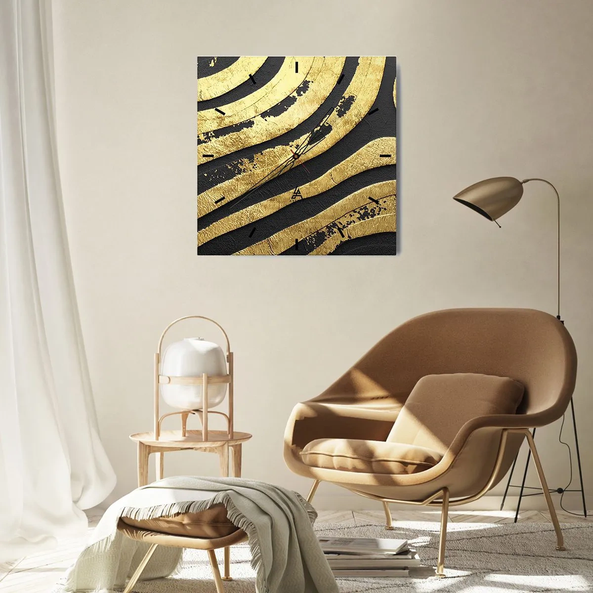 Falióra, Óra - Minden folyik - 40x40 cm