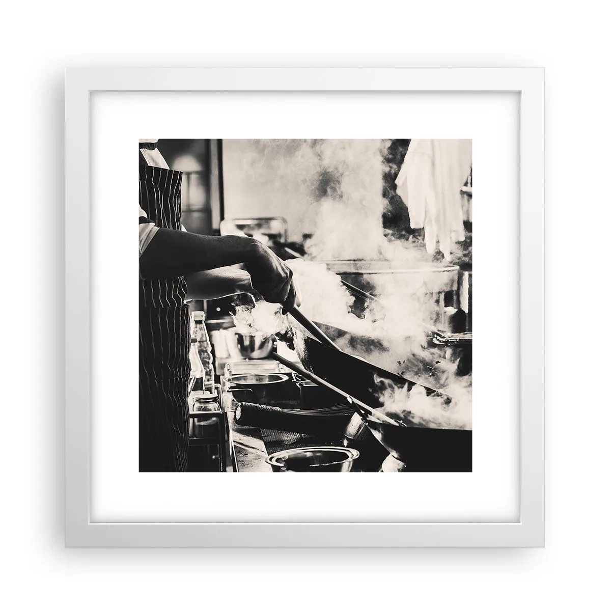 Poszter fekete keretben - Az ízek alkímiája - 30x30 cm