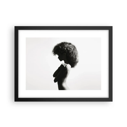 Poszter fehér keretben - Mint virág a karcsú száron - 40x30 cm