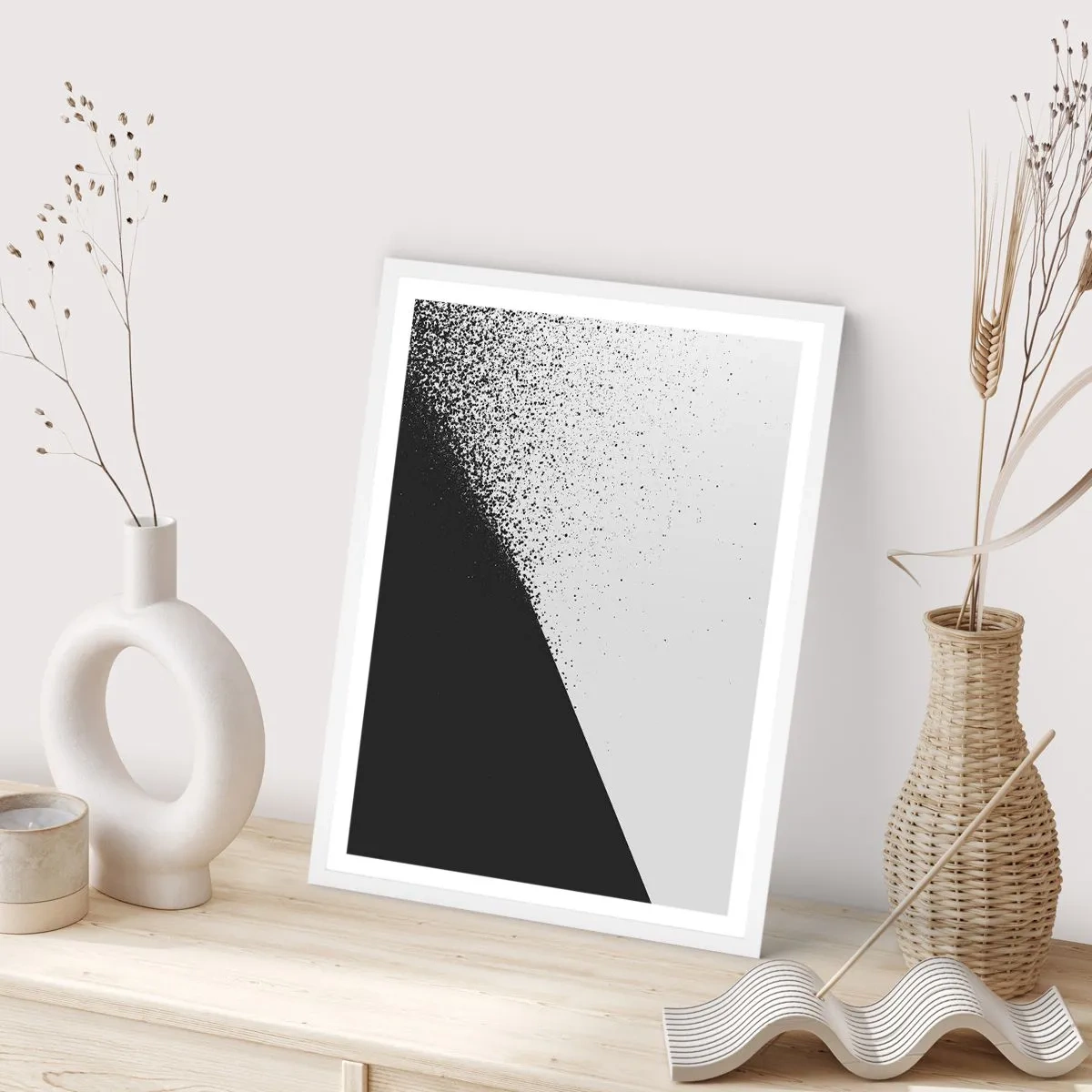 Poszter fekete keretben - Egyre gyorsabban, egyre többet - 30x40 cm