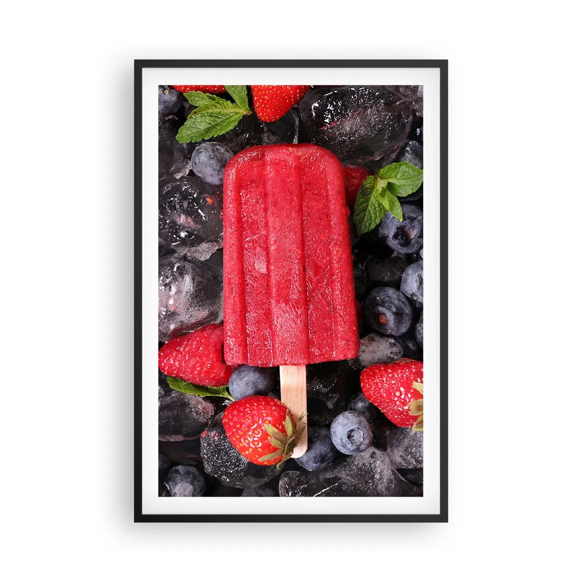 Poszter fehér keretben - A forró nyár íze - 61x91 cm