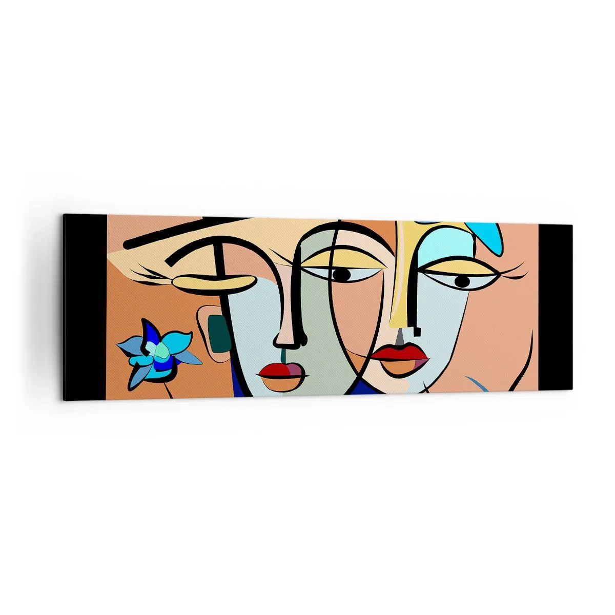 Vászonkép - Picasso randez vous - 160x50 cm