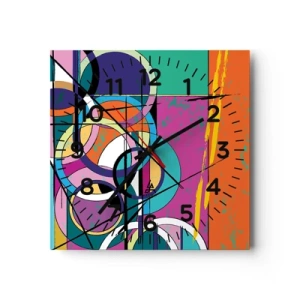 Falióra, Óra - Kerékről kerékre - 40x40 cm