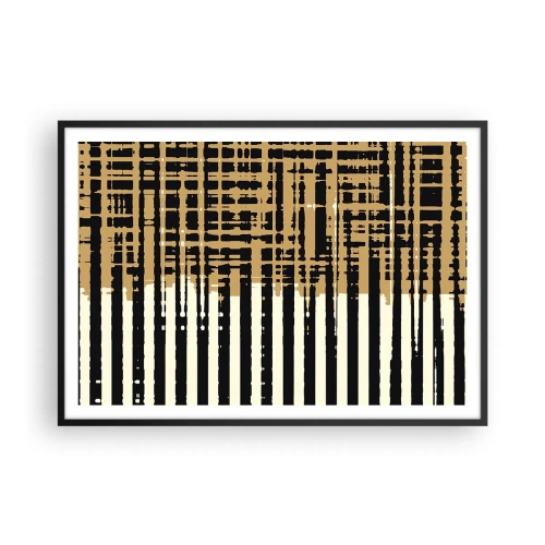 Poszter fehér keretben - Építészeti absztrakció - 100x70 cm