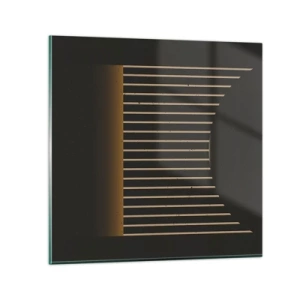 Üveg kép - Fedezze fel a sötétséget - 30x30 cm