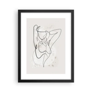 Poszter fehér keretben - A csábítás művészete - 30x40 cm