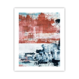 Poszter - Fele-fele absztrakt - 40x50 cm