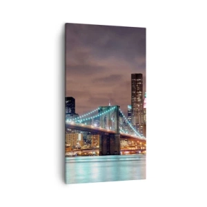 Vászonkép - Nagy város fényei - 45x80 cm