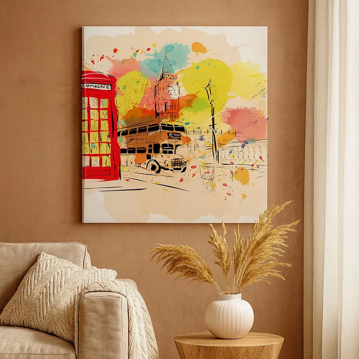 Vászonkép - A változatosság városa - 30x30 cm