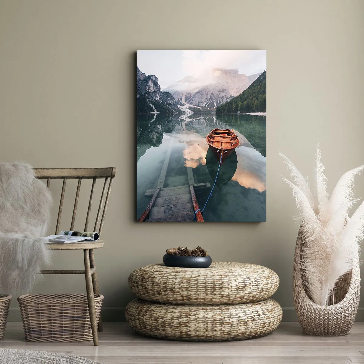 Vászonkép - A hegyek békés alvása - 70x100 cm