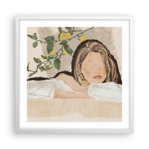 Poszter fekete keretben - Déli szépség - 50x50 cm