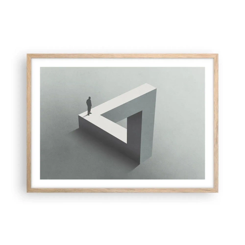 Poszter világos tölgy keretben - És mégis lehetséges - 70x50 cm