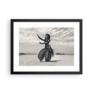 Poszter fehér keretben - A déli szigetek tánca - 40x30 cm
