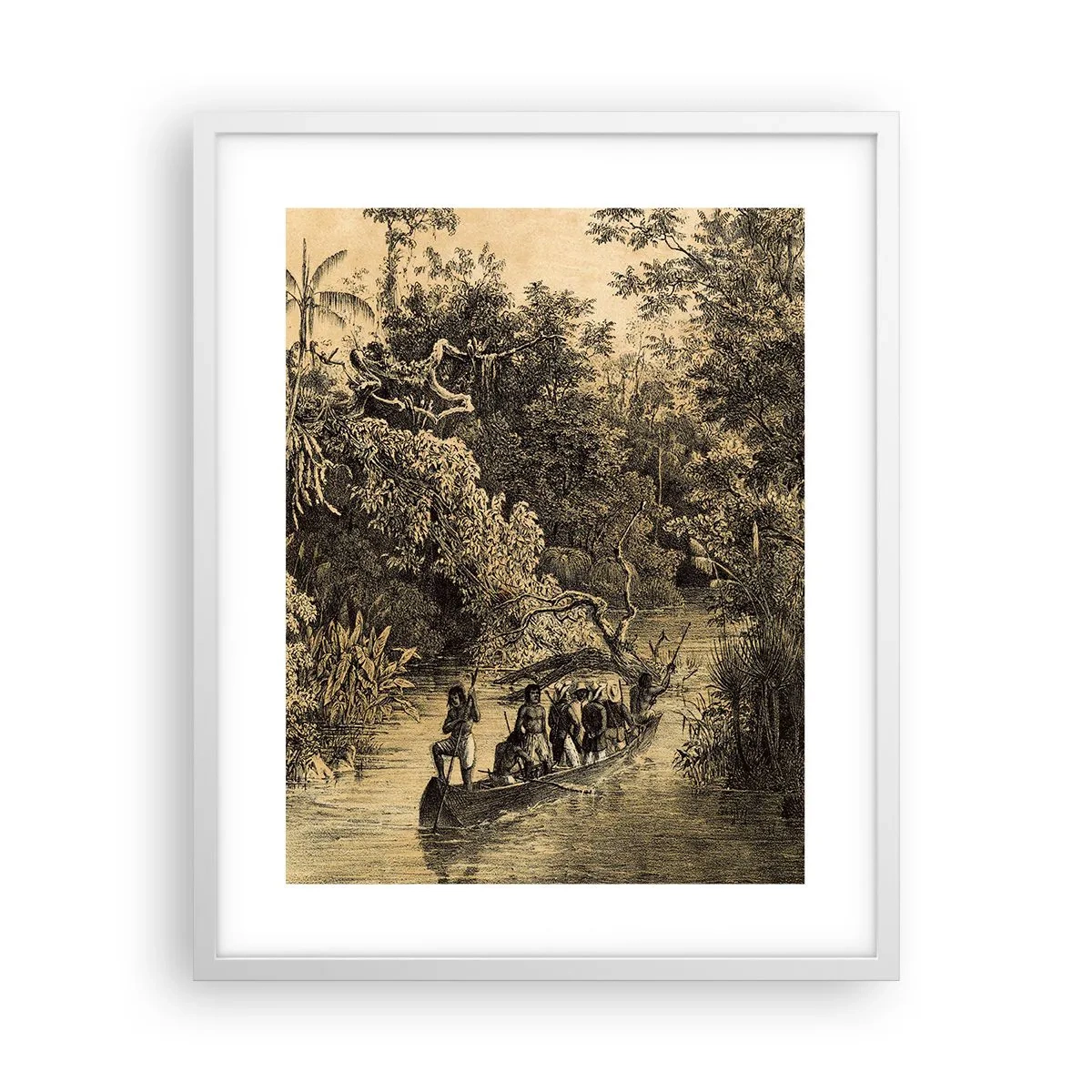 Poszter fekete keretben - Expedíció a forráshoz - 40x50 cm