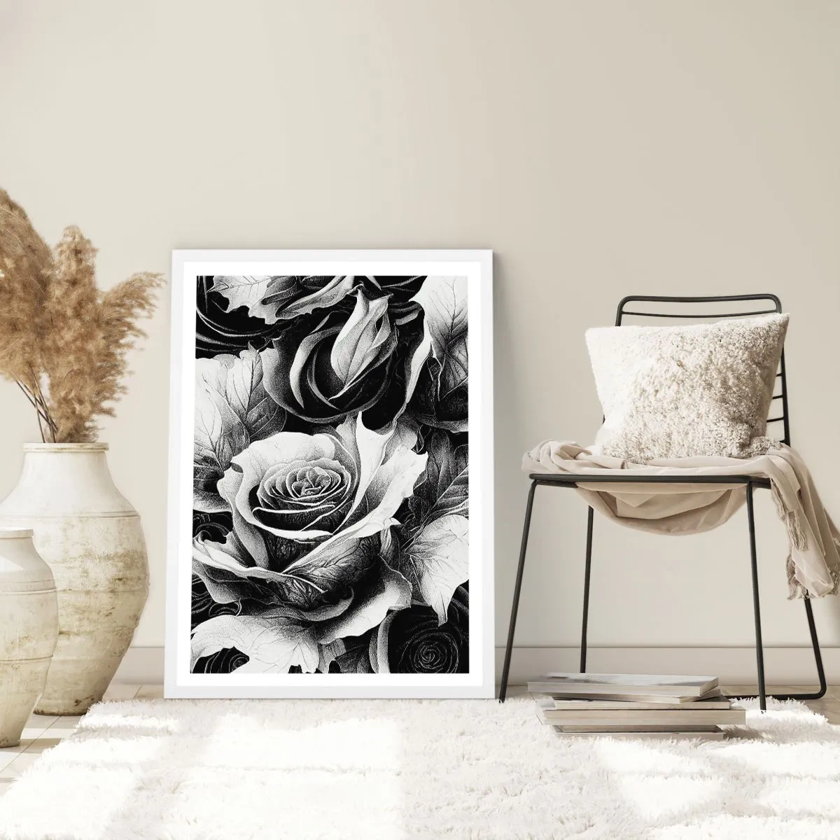 Poszter fekete keretben - Mindig a királynő - 50x70 cm