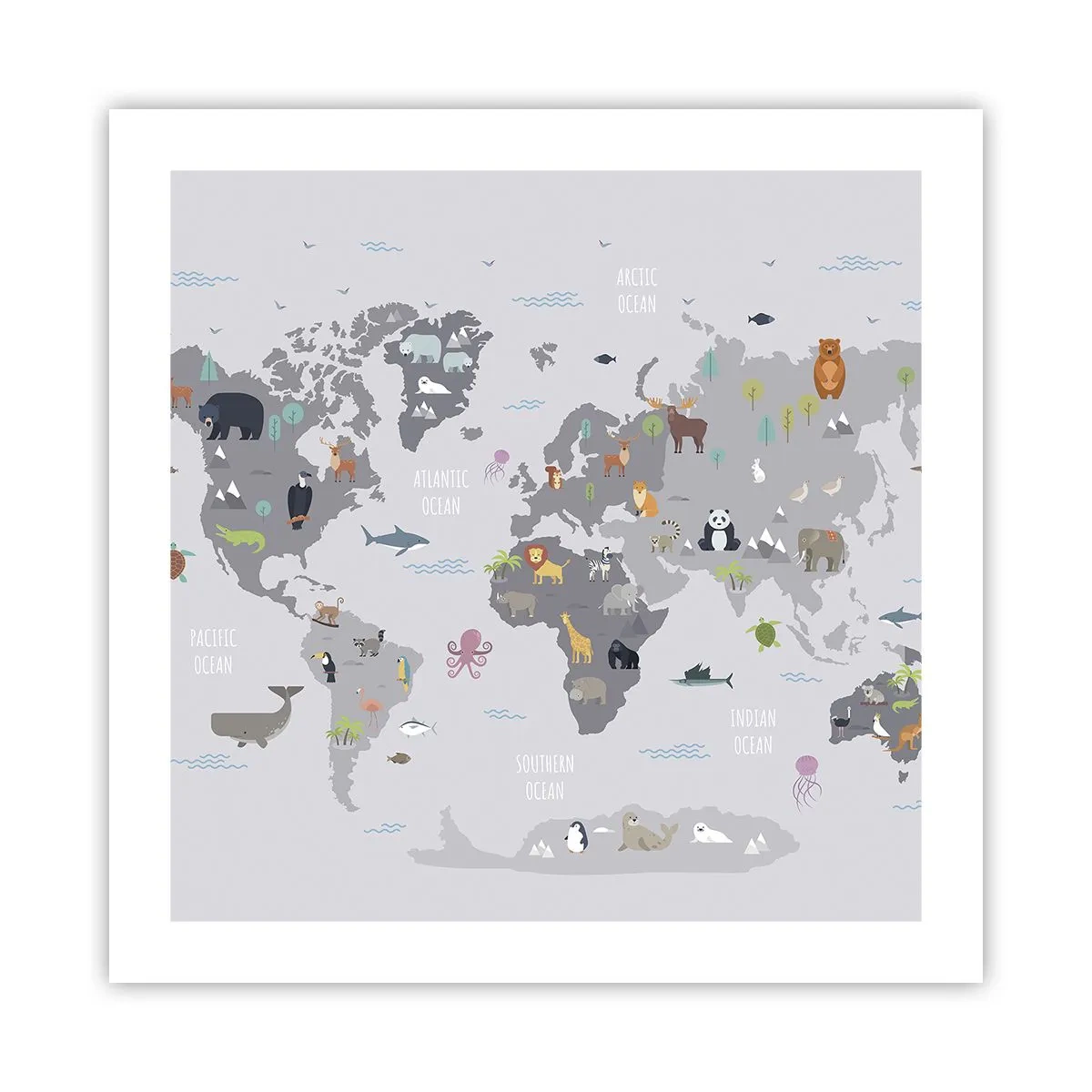 Poszter - Mondd meg, hogy honnan jöttél... - 50x50 cm