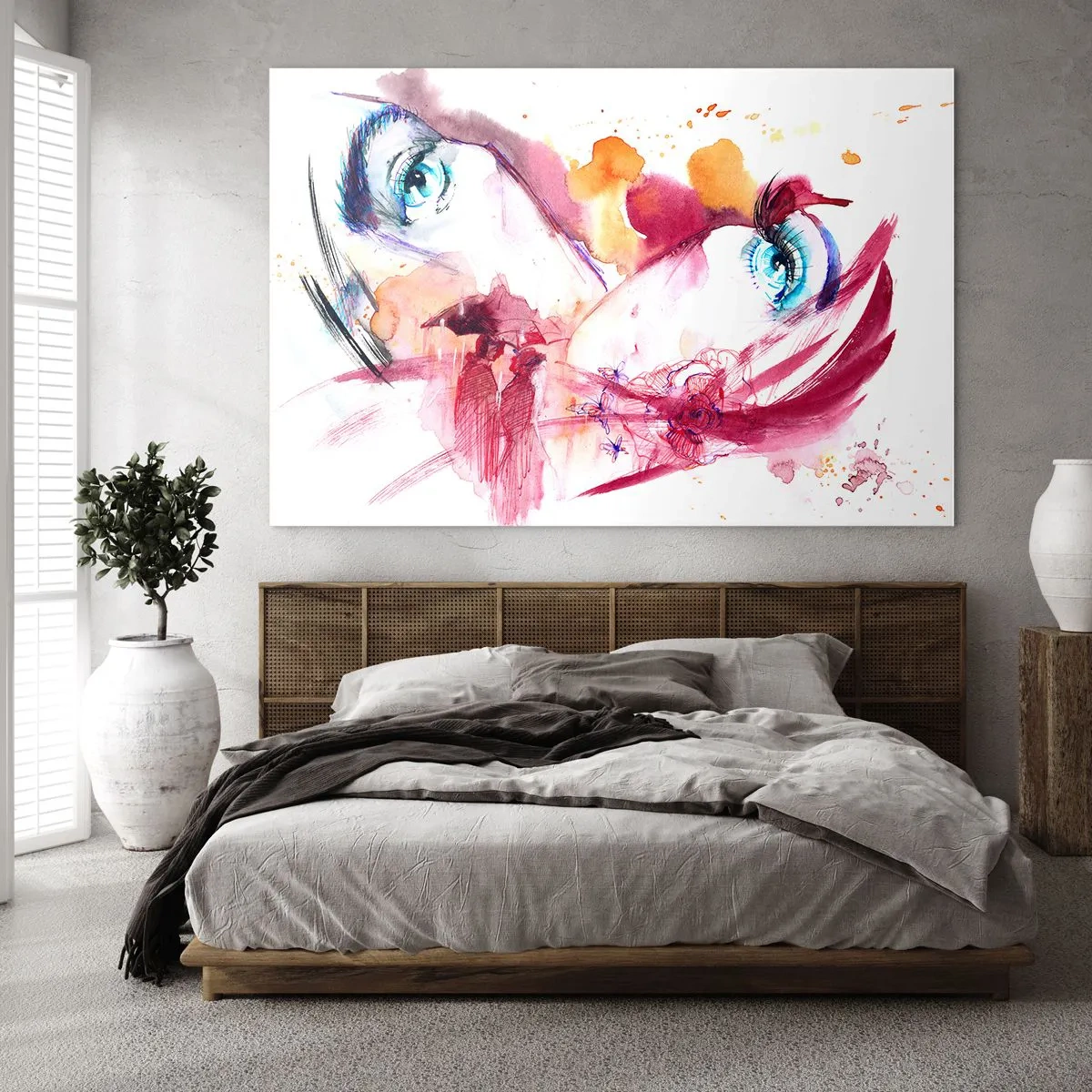 Üveg kép - A világ a közelségben virágzik - 120x80 cm