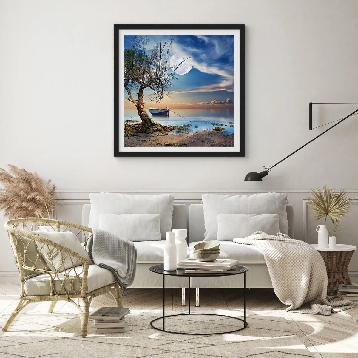 Poszter fehér keretben - Ez a vég vagy a kezdet? - 60x60 cm