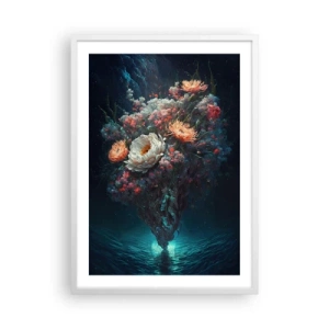 Poszter fekete keretben - Furcsa kert - 50x70 cm