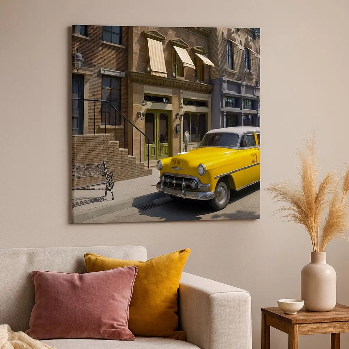 Vászonkép - Nagyon régen Amerikában - 30x30 cm