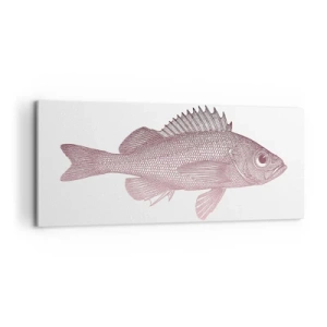 Vászonkép - Nagyszemű hal - 100x40 cm