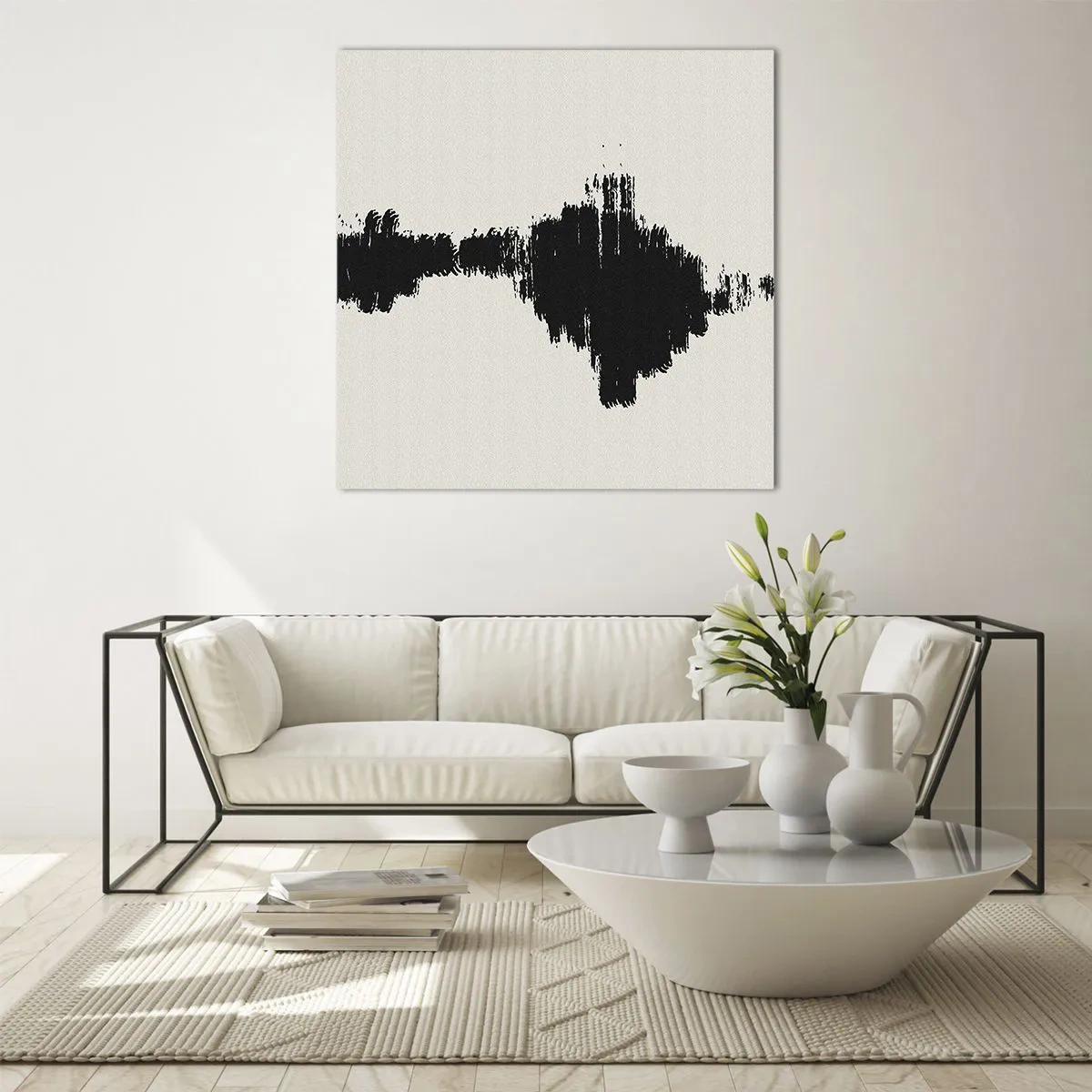 Üveg kép - A képzelet rezgései - 70x70 cm