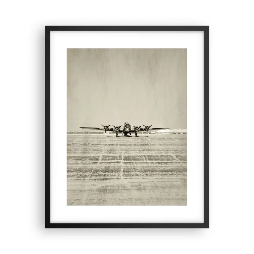 Poszter fehér keretben - Mint mindig készen - 40x50 cm