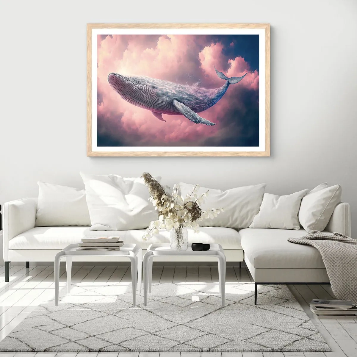 Poszter világos tölgy keretben - Töröld meg a szemed - 70x50 cm