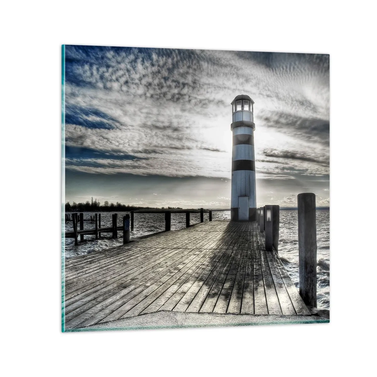 Üveg kép - Tengerészek, várlak benneteket - 70x70 cm