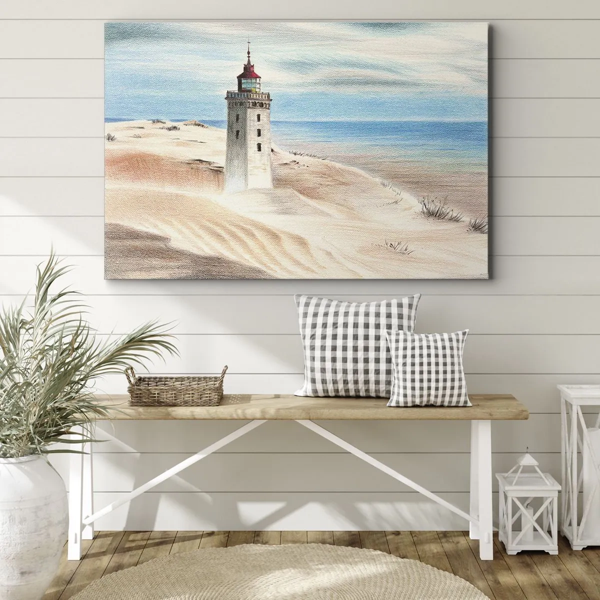 Vászonkép - Mindig a tengert bámulva - 70x50 cm